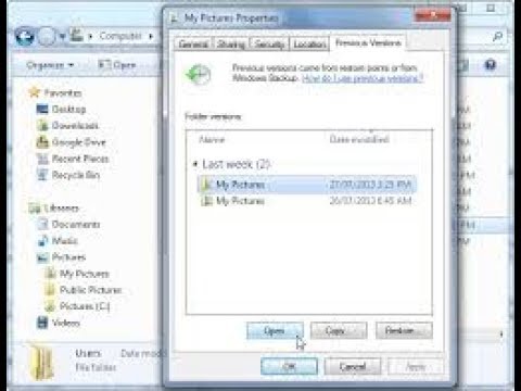 restore deleted program windows 10